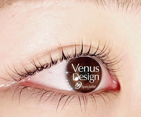 ポイントは下まつ毛。上まつ毛と同時に下まつ毛もカールすると目元がさらに華やかに☆